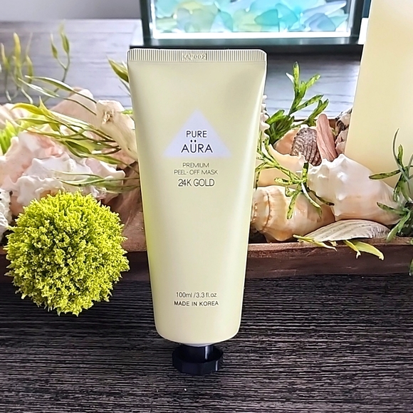 🌟NWT🌟 PURE AURA Premium Peel Off Mask 24K GOLD 3.3oz - Picture 1 of 3